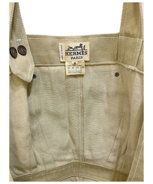 HERMES（エルメス）HERMES (エルメス) ヴィンテージエプロン サイズ:38の古着・服飾アイテム