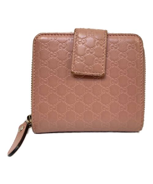 GUCCI（グッチ）GUCCI (グッチ) マイクログッチ シマ ピンクの古着・服飾アイテム