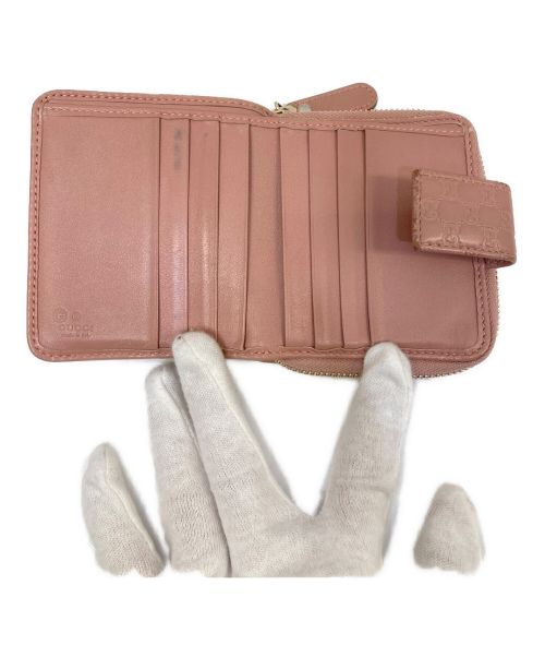 GUCCI（グッチ）GUCCI (グッチ) マイクログッチ シマ ピンクの古着・服飾アイテム