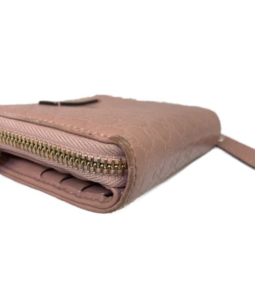 GUCCI（グッチ）GUCCI (グッチ) マイクログッチ シマ ピンクの古着・服飾アイテム