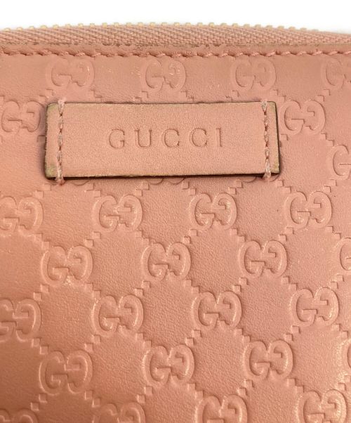 GUCCI（グッチ）GUCCI (グッチ) マイクログッチ シマ ピンクの古着・服飾アイテム
