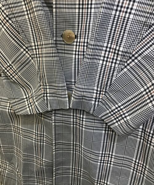 417 by EDIFICE（417 バイ エディフィス）417 by EDIFICE (417 バイ エディフィス) スタンドカラーコート グレー サイズ:Mの古着・服飾アイテム