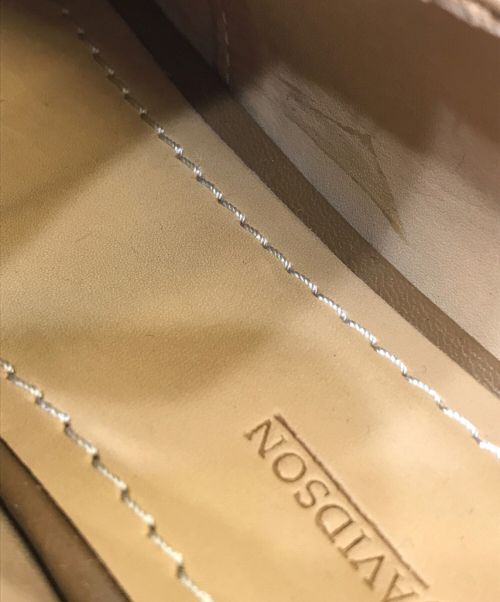 J&M DAVIDSON（ジェイ＆エム デヴィッドソン）J&M DAVIDSON (ジェイ＆エム デヴィッドソン) スタッズベルトローファー ブラウン サイズ:36の古着・服飾アイテム