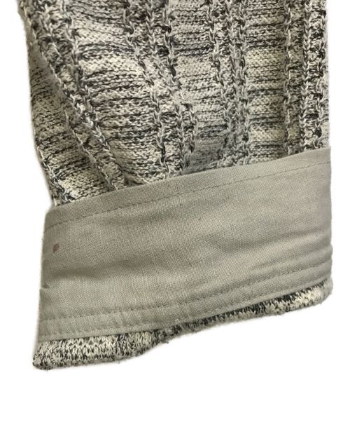 RED EAR（レッドイアー）RED EAR (レッドイヤー) テクスチャー カーディガン アイボリー サイズ:XLの古着・服飾アイテム