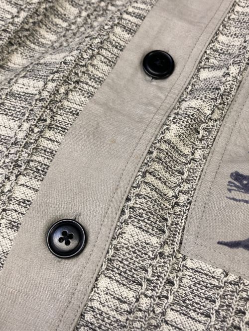 RED EAR（レッドイアー）RED EAR (レッドイヤー) テクスチャー カーディガン アイボリー サイズ:XLの古着・服飾アイテム