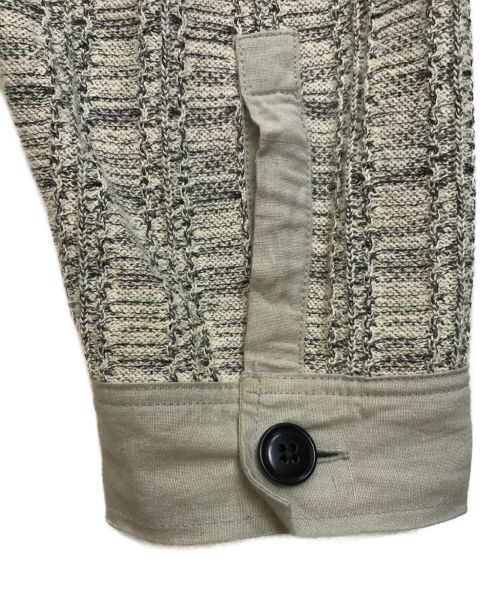 RED EAR（レッドイアー）RED EAR (レッドイヤー) テクスチャー カーディガン アイボリー サイズ:XLの古着・服飾アイテム