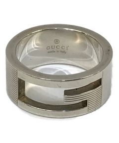 GUCCI シルバーリング サイズ14 GUCCI シルバーリング サイズ14号 美品 - アクセサリーアウトレット