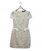 M'S GRACYエムズグレイシー）の古着「リボンワンピース」｜ホワイト