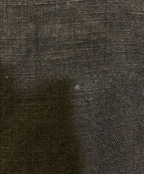 ROPE（ロペ）ROPE (ロペ) テレデランリネンバンドカラーAラインシャツワンピース ブラウン サイズ:38の古着・服飾アイテム