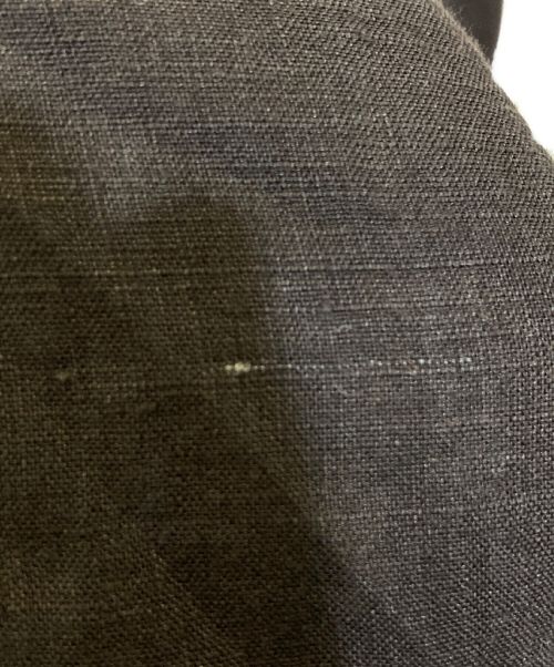 ROPE（ロペ）ROPE (ロペ) テレデランリネンバンドカラーAラインシャツワンピース ブラウン サイズ:38の古着・服飾アイテム