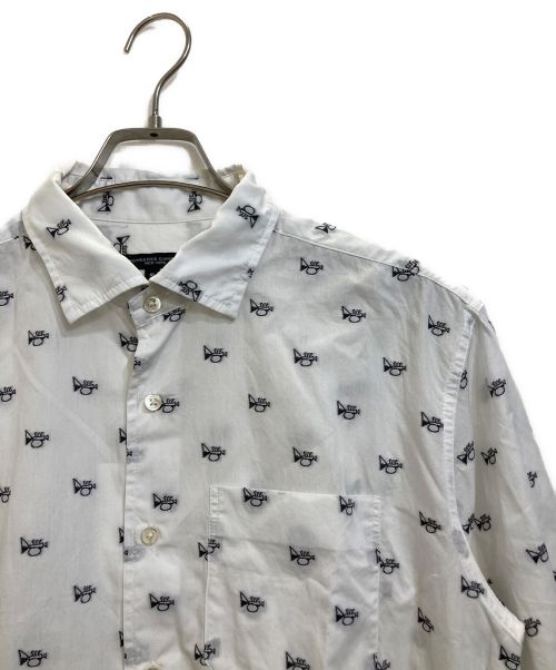 Engineered Garments（エンジニアドガーメンツ）Engineered Garments (エンジニアド ガーメンツ) トランペット総柄シャツ ホワイト サイズ:Sの古着・服飾アイテム