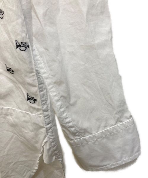 Engineered Garments（エンジニアドガーメンツ）Engineered Garments (エンジニアド ガーメンツ) トランペット総柄シャツ ホワイト サイズ:Sの古着・服飾アイテム