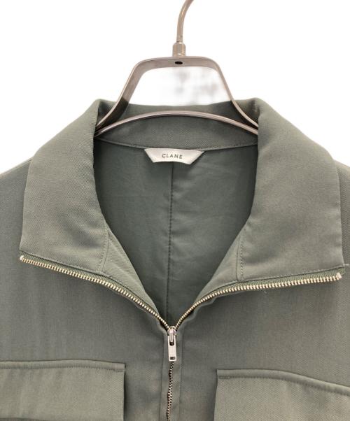 CLANE（クラネ）CLANE (クラネ) HALF ZIP MILITARY ONE PIECE グリーン サイズ:1の古着・服飾アイテム