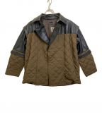 LEANN MOMENTリーンモーメント）の古着「切替ジャケット」｜ブラウン