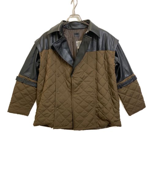 LEANN MOMENT（リーンモーメント）LEANN MOMENT (リーンモーメント) 切替ジャケット ブラウン サイズ:M 未使用品の古着・服飾アイテム