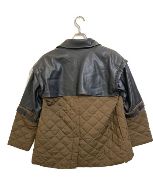 LEANN MOMENT（リーンモーメント）LEANN MOMENT (リーンモーメント) 切替ジャケット ブラウン サイズ:M 未使用品の古着・服飾アイテム
