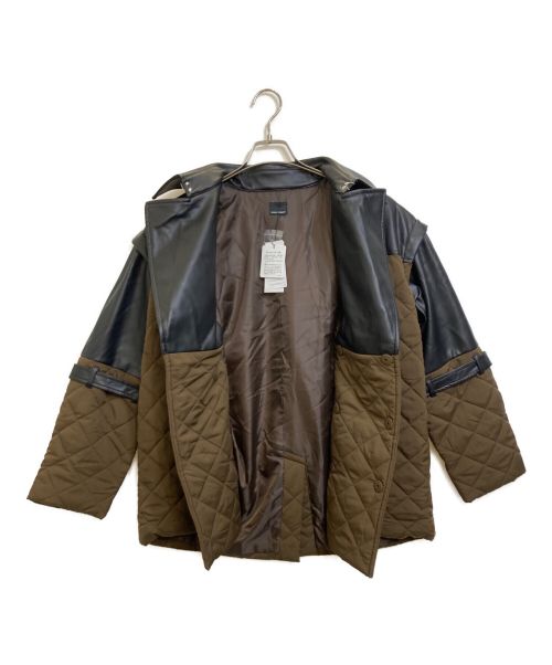 LEANN MOMENT（リーンモーメント）LEANN MOMENT (リーンモーメント) 切替ジャケット ブラウン サイズ:M 未使用品の古着・服飾アイテム