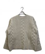 ROTATEロテート）の古着「CAMROSS KNIT SWEATER ケーブルニット」｜アイボリー