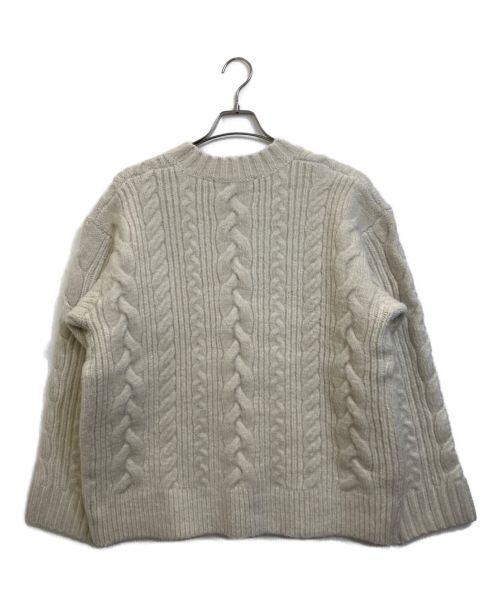 ROTATE（ロテート）ROTATE (ロテート) CAMROSS KNIT SWEATER ケーブルニット アイボリー サイズ:US2の古着・服飾アイテム