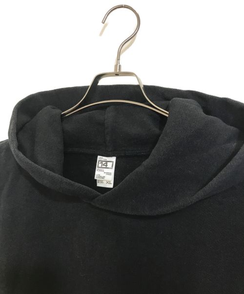 LOS ANGELES APPAREL（ロサンゼルスアパレル）LOS ANGELES APPAREL (ロサンゼルスアパレル) 14ozプルオーバーパーカー ブラック サイズ:XLの古着・服飾アイテム