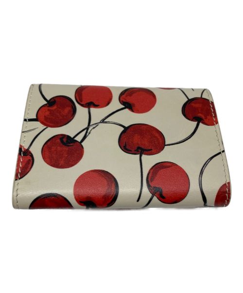 Saint Laurent Paris（サンローランパリ）Saint Laurent Paris (サンローランパリ) キーケース アイボリー×レッドの古着・服飾アイテム