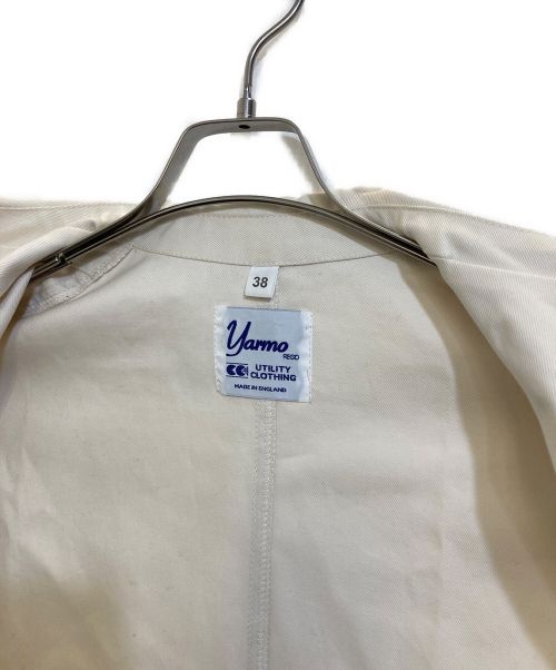 Yarmo（ヤーモ）Yarmo (ヤーモ) ロングコート アイボリー サイズ:38の古着・服飾アイテム