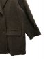 中古・古着 UNDECORATED (アンデコレイテッド) Wool Freece Melton P-Coat ウールフリースメルトン Pコート ブラウン サイズ:3：16000円