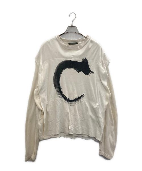 ALMOSTBLACK（オールモストブラック）ALMOSTBLACK (オールモストブラック) カットソー ホワイト サイズ:1の古着・服飾アイテム