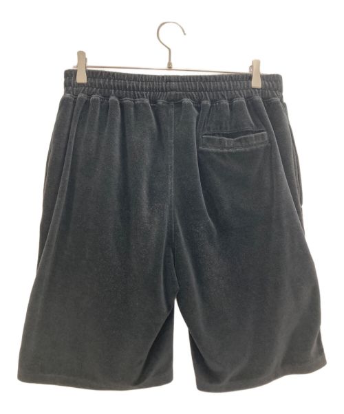 stussy（ステューシー）stussy (ステューシー) ベロアハーフパンツ ブラック サイズ:Mの古着・服飾アイテム