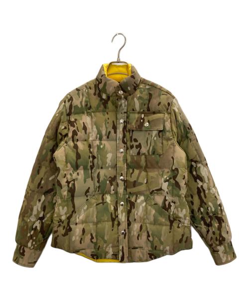 Crescent Down Works（クレセントダウンワークス）Crescent Down Works (クレセントダウンワークス) ダウンジャケット カーキ サイズ:Sの古着・服飾アイテム