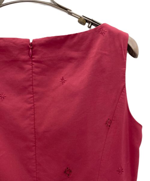 M'S GRACY（エムズグレイシー）M'S GRACY (エムズグレイシー) ノースリーブワンピース ピンク サイズ:38の古着・服飾アイテム