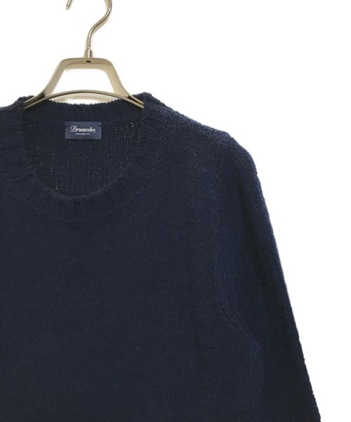 Drumohr（ドルモア）Drumohr (ドルモア) カシミヤ混ニット ネイビー サイズ:FREEの古着・服飾アイテム