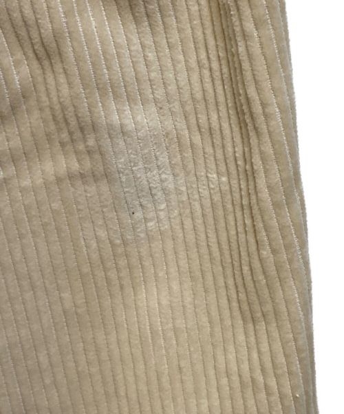 CLANE（クラネ）CLANE (クラネ) CORDUROY TAPERED PANTS アイボリー サイズ:2の古着・服飾アイテム