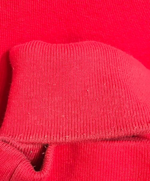 SUPREME（シュプリーム）SUPREME (シュプリーム) 刺繍ロゴバイカラーパーカー レッド×グレー サイズ:Sの古着・服飾アイテム