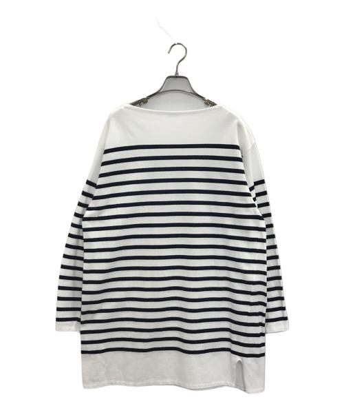 ORCIVAL（オーシバル）ORCIVAL (オーシバル) カットソーワンピース ホワイト×ネイビー サイズ:7の古着・服飾アイテム