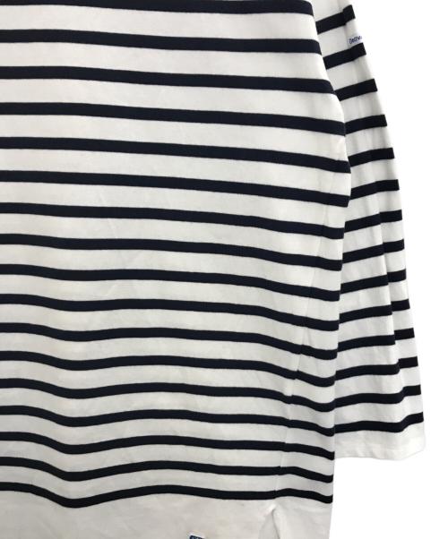 ORCIVAL（オーシバル）ORCIVAL (オーシバル) カットソーワンピース ホワイト×ネイビー サイズ:7の古着・服飾アイテム