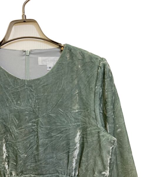 JILL STUART（ジルスチュアート）JILL STUART (ジルスチュアート) STELLA VELVET DRESS ミントの古着・服飾アイテム