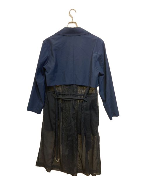 TOGA VIRILIS（トーガ ビリリース）TOGA VIRILIS (トーガ ビリリース) シアードッキングコート ネイビー サイズ:46の古着・服飾アイテム