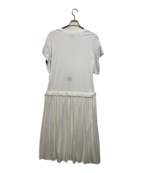 YuumiARIA（ユウミアリア）YuumiARIA (ユウミアリア) BEAMS (ビームス) カットソーワンピース ホワイト サイズ:Freeの古着・服飾アイテム