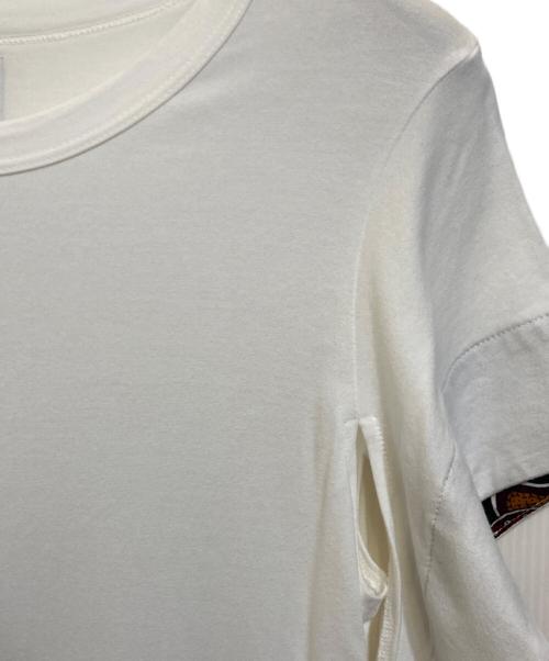 YuumiARIA（ユウミアリア）YuumiARIA (ユウミアリア) BEAMS (ビームス) カットソーワンピース ホワイト サイズ:Freeの古着・服飾アイテム