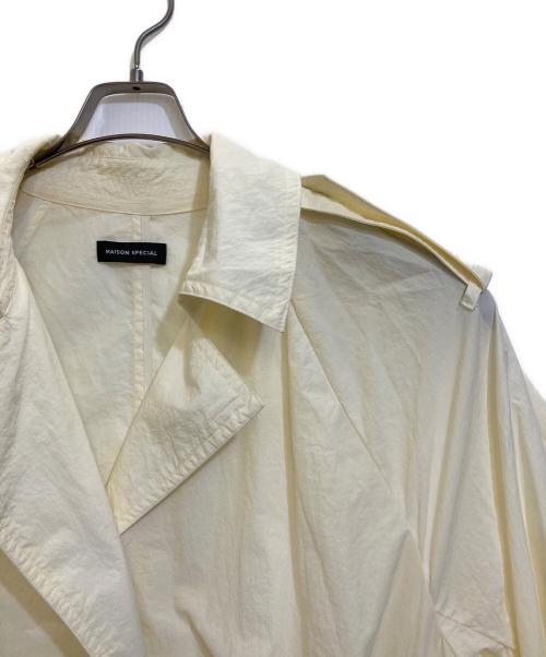 MAISON SPECIAL（メゾンスペシャル）MAISON SPECIAL (メゾンスペシャル) ボリュームオーバートレンチコート アイボリー サイズ:FREEの古着・服飾アイテム