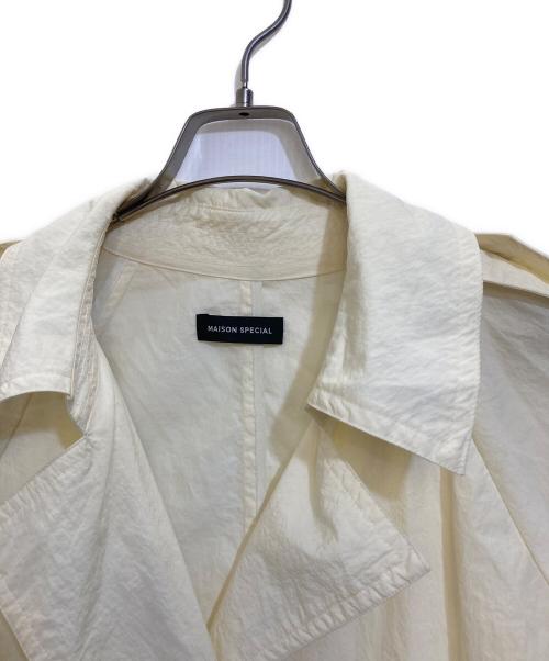 MAISON SPECIAL（メゾンスペシャル）MAISON SPECIAL (メゾンスペシャル) ボリュームオーバートレンチコート アイボリー サイズ:FREEの古着・服飾アイテム