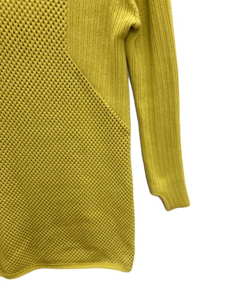 A + TOKYO（エープラス トウキョウ）A + TOKYO (エープラス トウキョウ) メッシュニットチュニック 黄緑 サイズ:Freeの古着・服飾アイテム