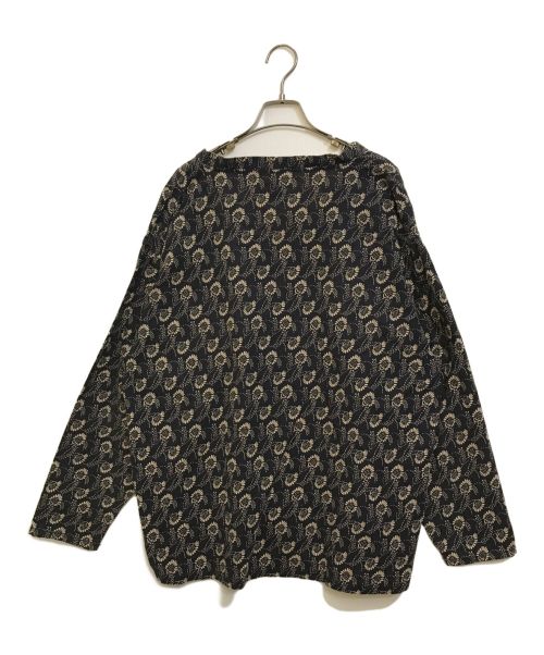 South2 West8（サウスツー ウエストエイト）south2 west8 (サウスツー ウエストエイト) 総柄コットンシャツ ネイビー×アイボリー サイズ:Mの古着・服飾アイテム