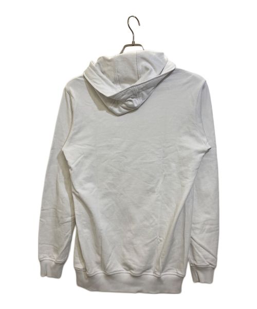 COMME des GARCONS SHIRT（コムデギャルソンシャツ）COMME des GARCONS SHIRT (コムデギャルソンシャツ) Invader Hooded Sweatshirt プルオーバーパーカー ホワイト サイズ:XLの古着・服飾アイテム