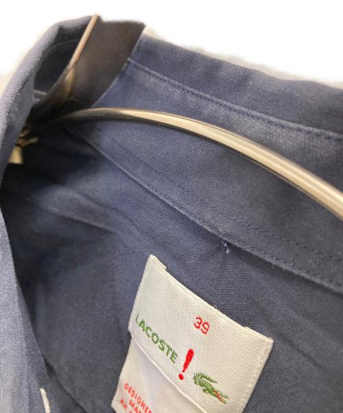 LACOSTE（ラコステ）LACOSTE (ラコステ) ボタンダウンシャツ ネイビー サイズ:39の古着・服飾アイテム