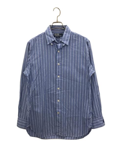 POLO RALPH LAUREN（ポロ・ラルフローレン）POLO RALPH LAUREN (ポロ・ラルフローレン) 長袖シャツ ブルー サイズ:15の古着・服飾アイテム