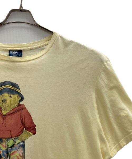 POLO RALPH LAUREN（ポロ・ラルフローレン）POLO RALPH LAUREN (ポロ・ラルフローレン) ポロベアプリントTEE イエロー サイズ:Lの古着・服飾アイテム