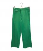 IZOD LACOSTEアイゾッド ラコステ）の古着「ストレートパンツ」｜グリーン