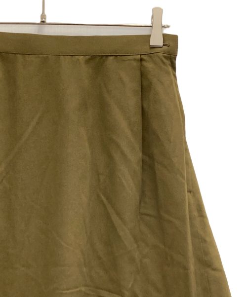 ISSEY MIYAKE PERMANENTE（イッセイミヤケ ペルマネンテ）ISSEY MIYAKE PERMANENTE (イッセイミヤケ ペルマネンテ) ウールスカート カーキ サイズ:Lの古着・服飾アイテム